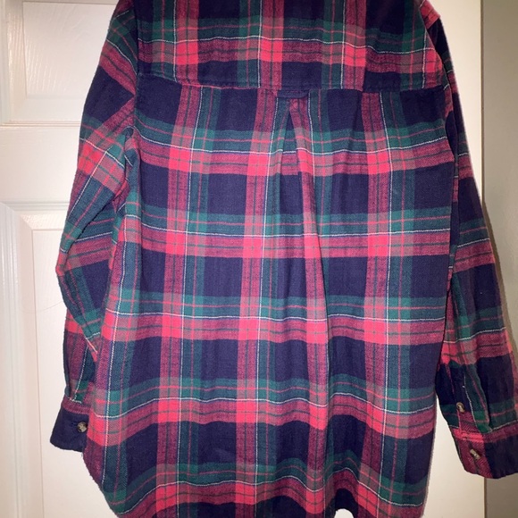 American Eagle Outfitters Plaid Button Down Shirt - Red and Green - Picture 2 of 2